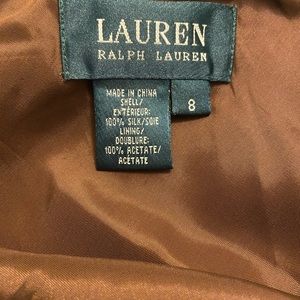 Silk paisley mid length skirt